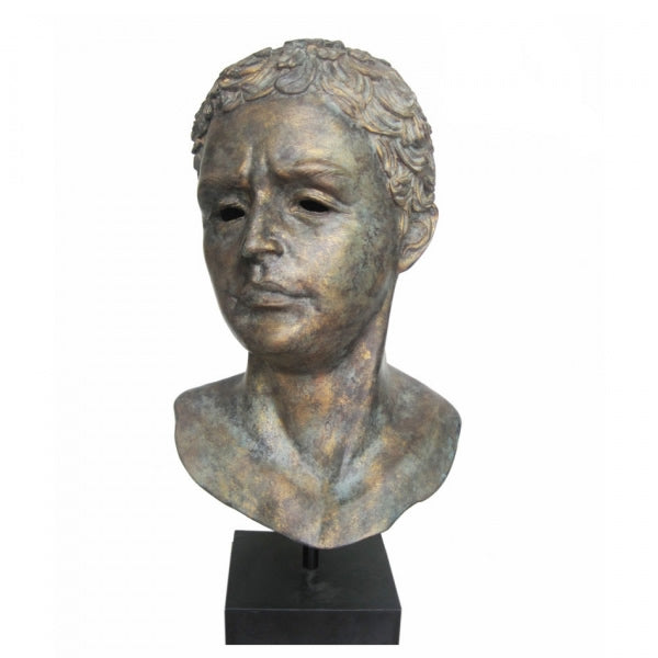 Greek Male Bronze Bust