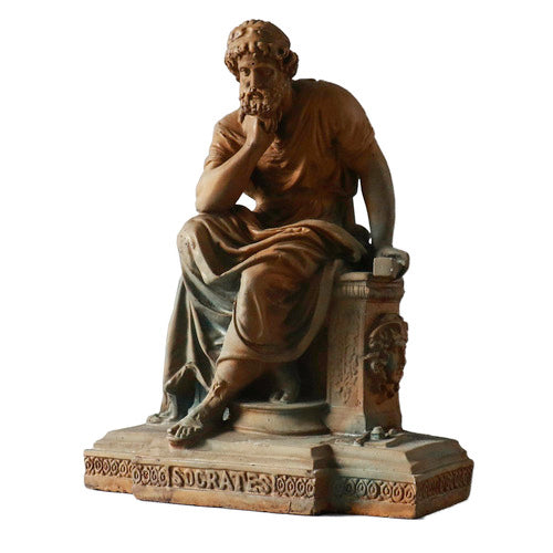Greek Philosopher Socrates Statue