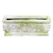Greenman Rectangular Garden Urn Front View