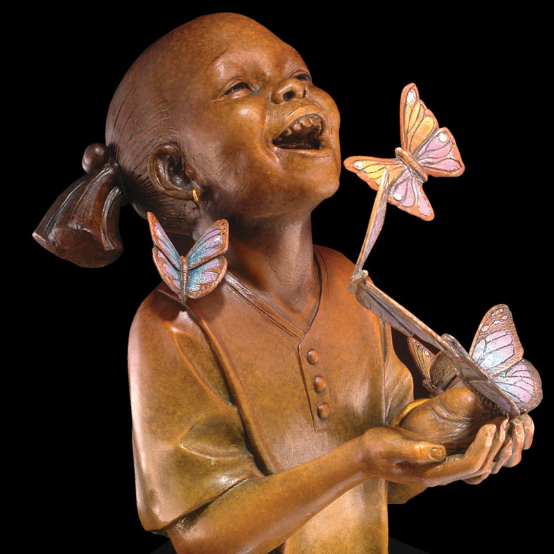 Hope African American Girl Sculpture by Thomas Blackshear