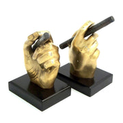 Havana Cigar Smoker Bookends