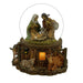 Silent Night- Holy Family Lighted Glitter Dome