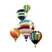Hot Air Balloons Metal Wall Art by Bovano