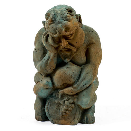 Hungover Bacchus Garden Statue
