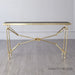 Industrial Knot Console Table Gold Finish 3