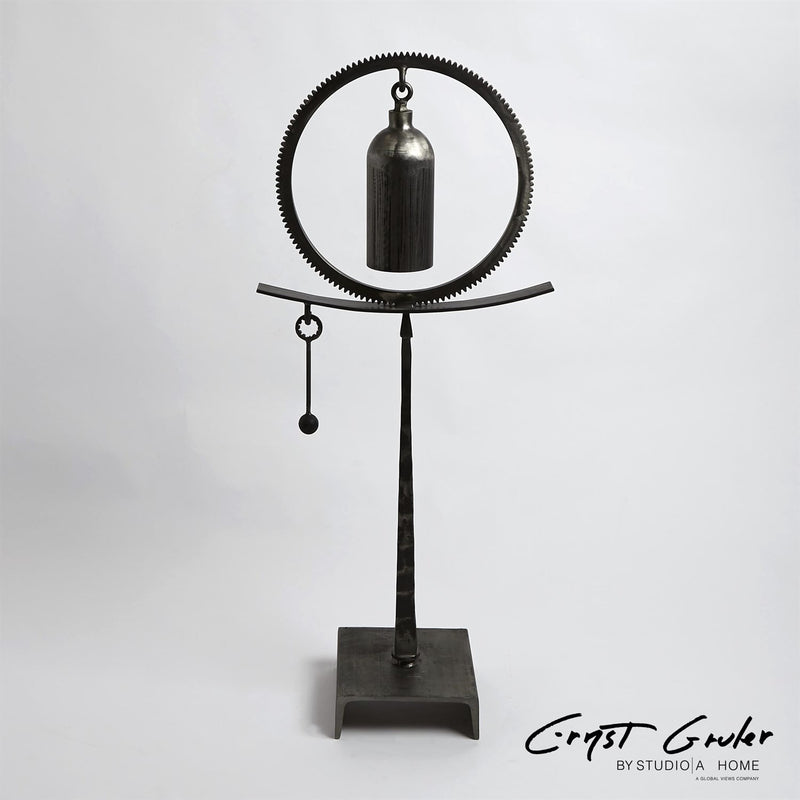 Industrial Taper Spring Sound Sculpture Alternate View