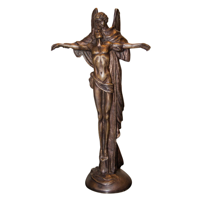 Jesus Ascension w/ Angel Sculpture