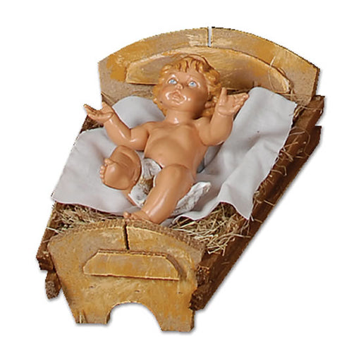 Infant Jesus in Manger Nativity Statue- 2 Piece/18 Inch Scale