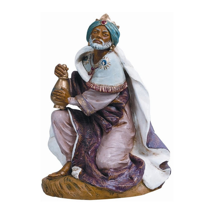Kneeling King Gaspar Nativity Statue- 18 Inch Scale
