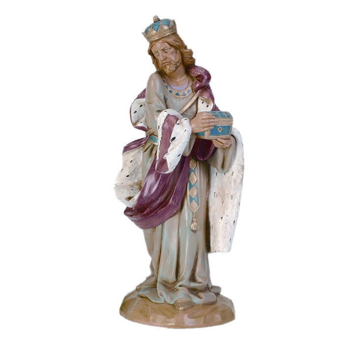 Standing King Melchior Nativity Statue- 12 Inch Scale