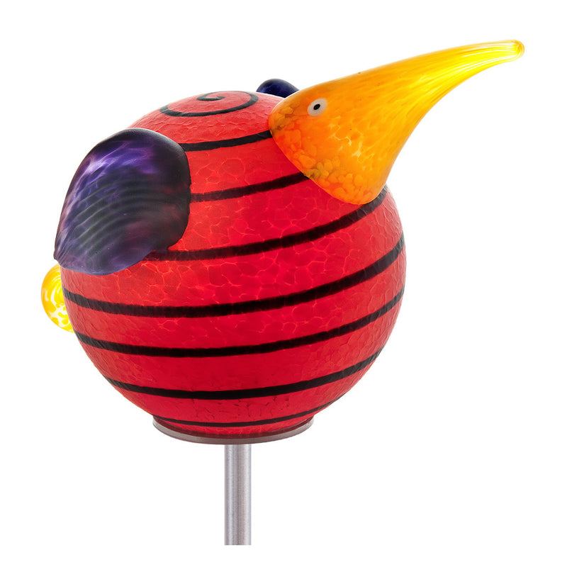 Kiwi Bird Garden Stake Red Borowski