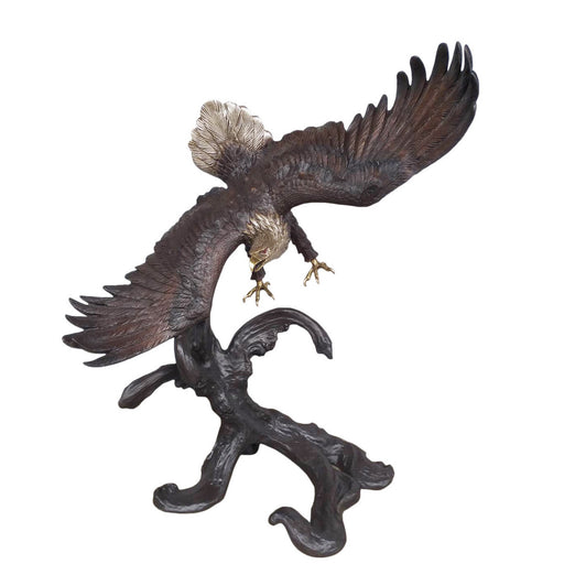 Large Soaring Eagle Bronze Statue 3