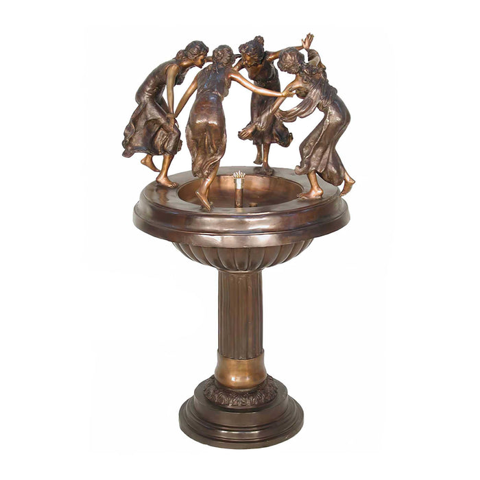 Ladies Dancing Bronze Fountain