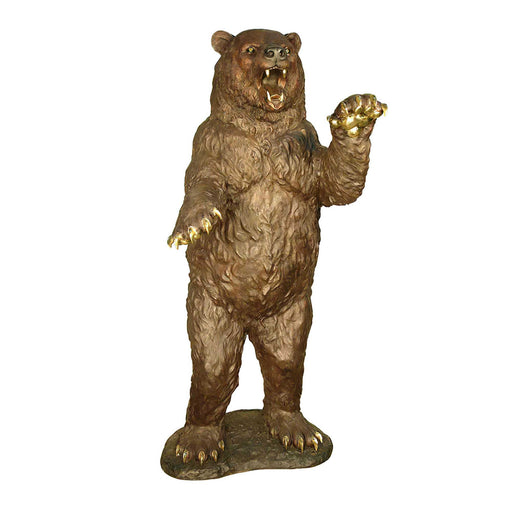 Bronze Standing Bear Sculpture- 75 Inch