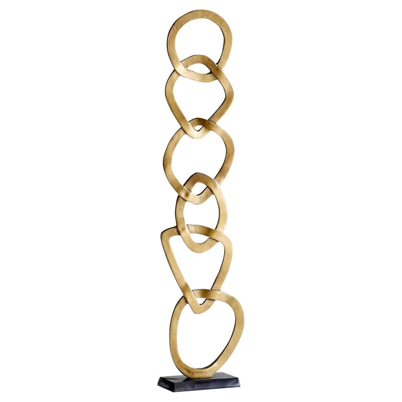 Linked Orbs Floor Sculpture
