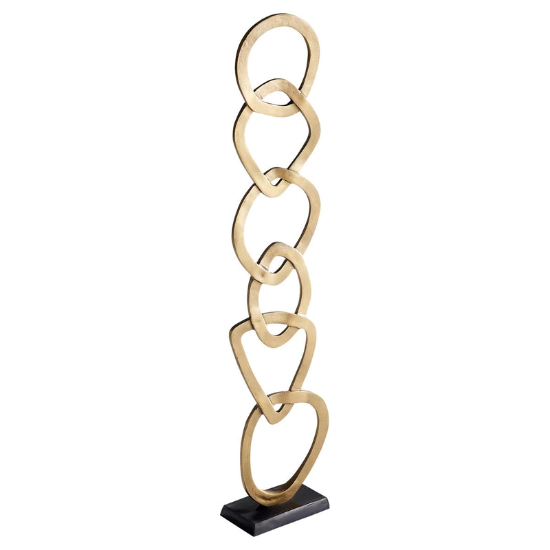 Linked Orbs Floor Sculpture