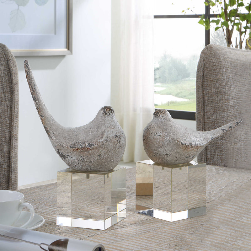 Love Doves Modern Sculpture Set