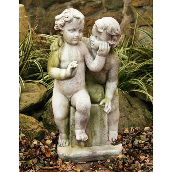 Loving Twins Garden Statue