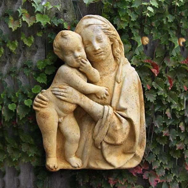 Madonna and Child Wall Plaque