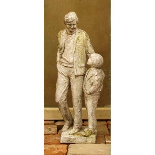 Man to Man Garden Statue
