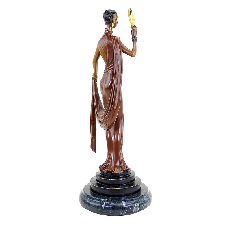 Masquerade- Art Deco Bronze Sculpture