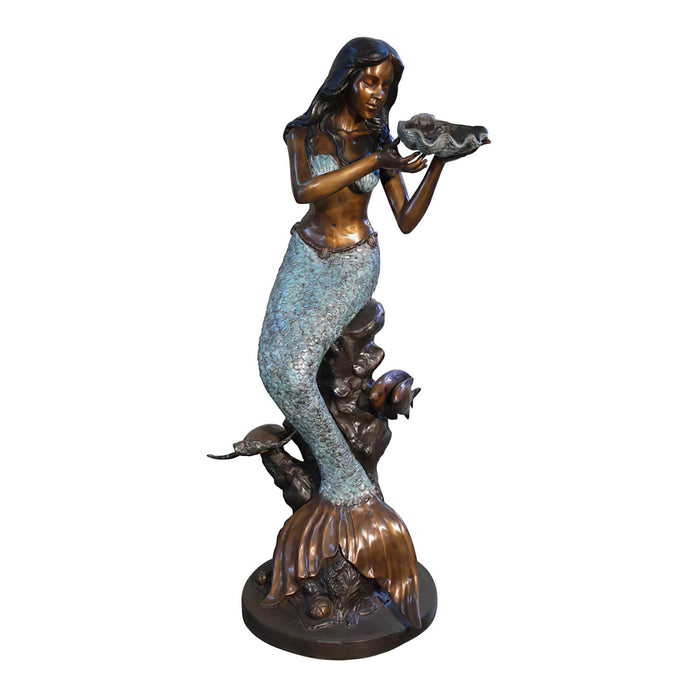 Mermaid With Shell Fountain