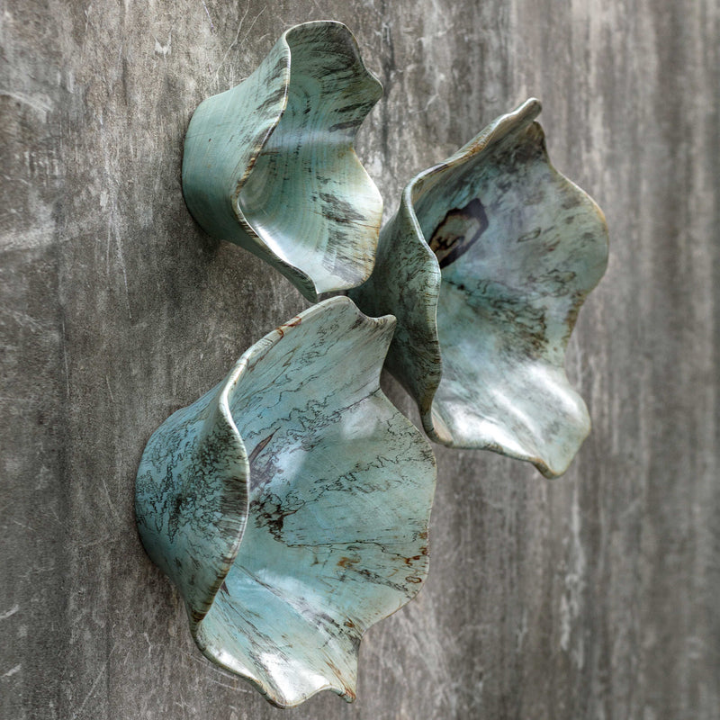 Modern Abstract Wood Wall Art Set of 3