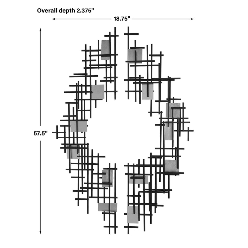 Modern Arrangement Metal Wall Art