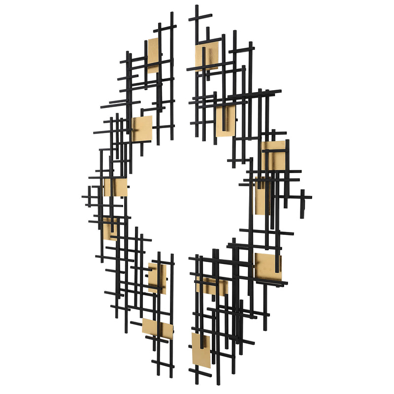 Modern Arrangement Metal Wall Art