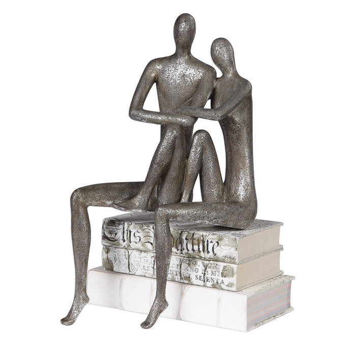Modern Couple Shelf Sitter Sculpture