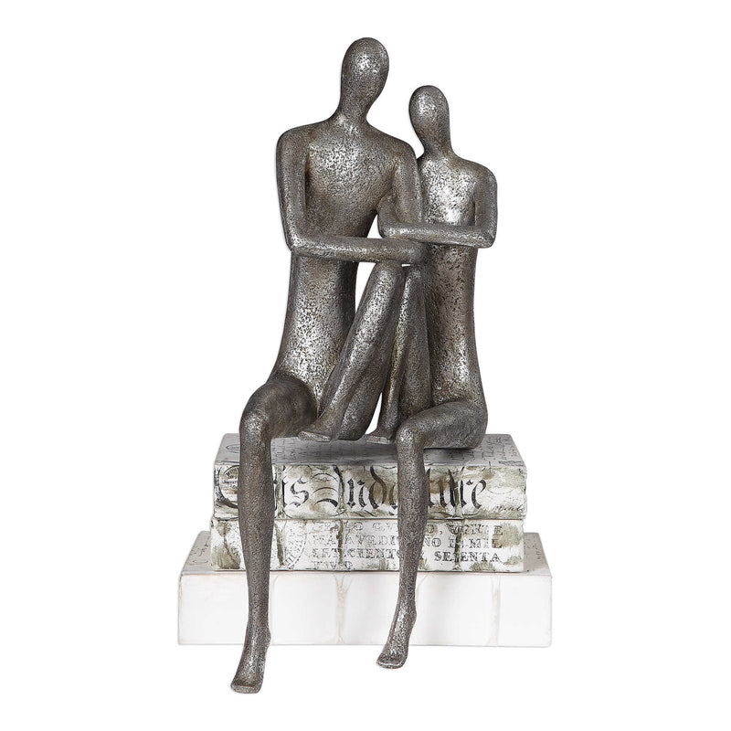 Modern Couple Shelf Sitter Sculpture