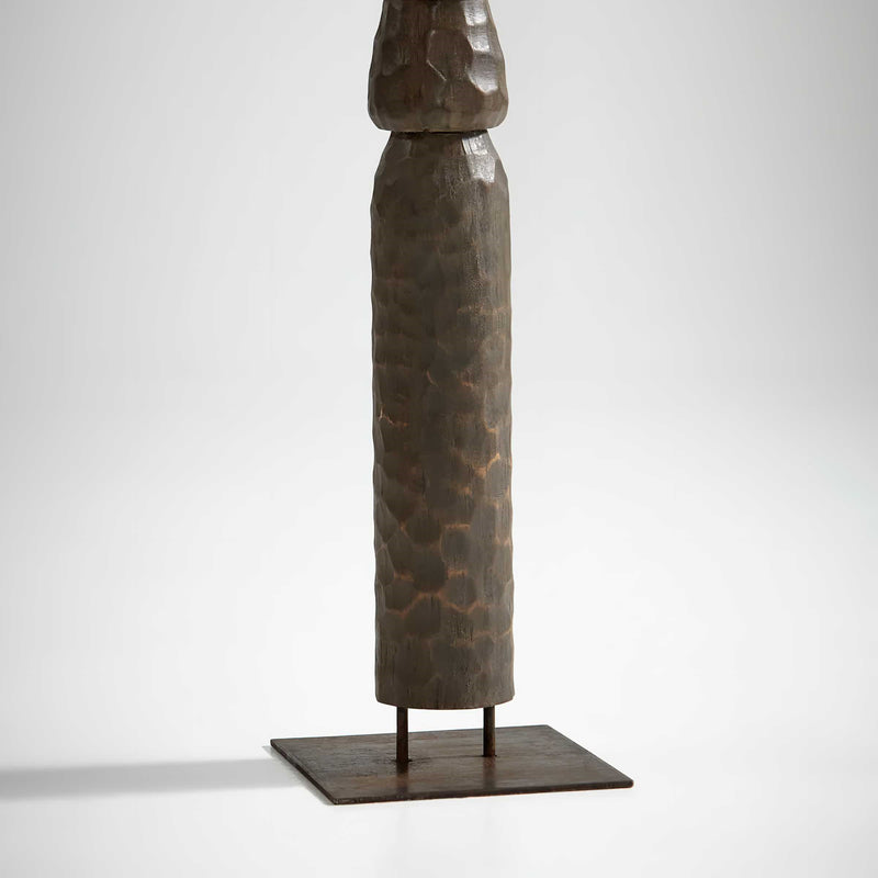Modern Totem Pole Floor Sculpture -73"H