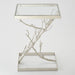 Modern Silver Tree End Table
