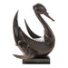 Mythical Swan Bronze Sculpture