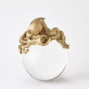 Octopus On Orb Sculpture 5