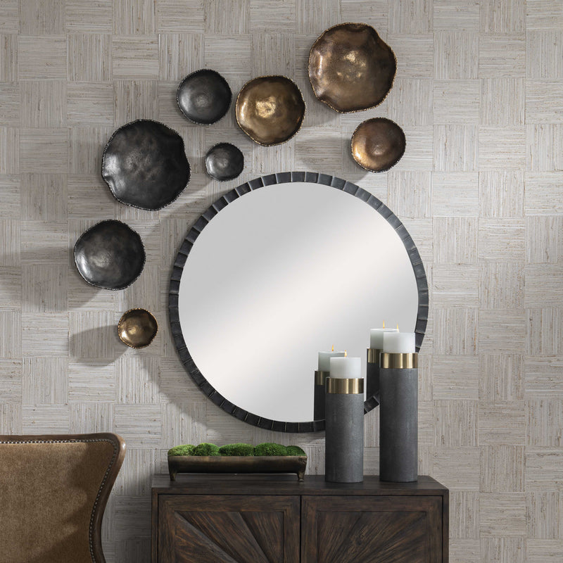 Eclectic Orbs Metal Wall Art Set