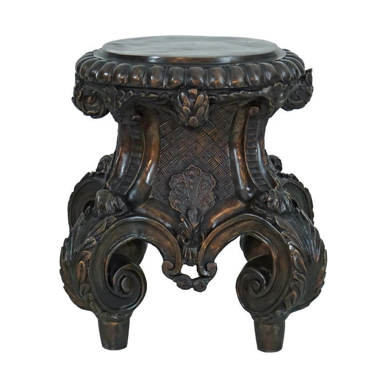 Ornate Bronze Pedestal