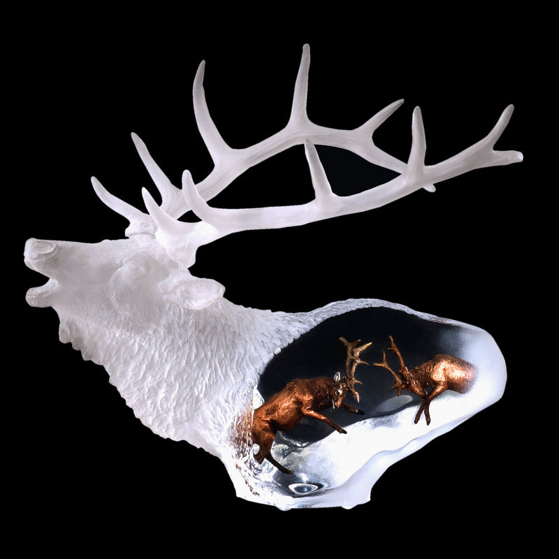 Proud Spirit Elk Sculpture by Kitty Cantrell