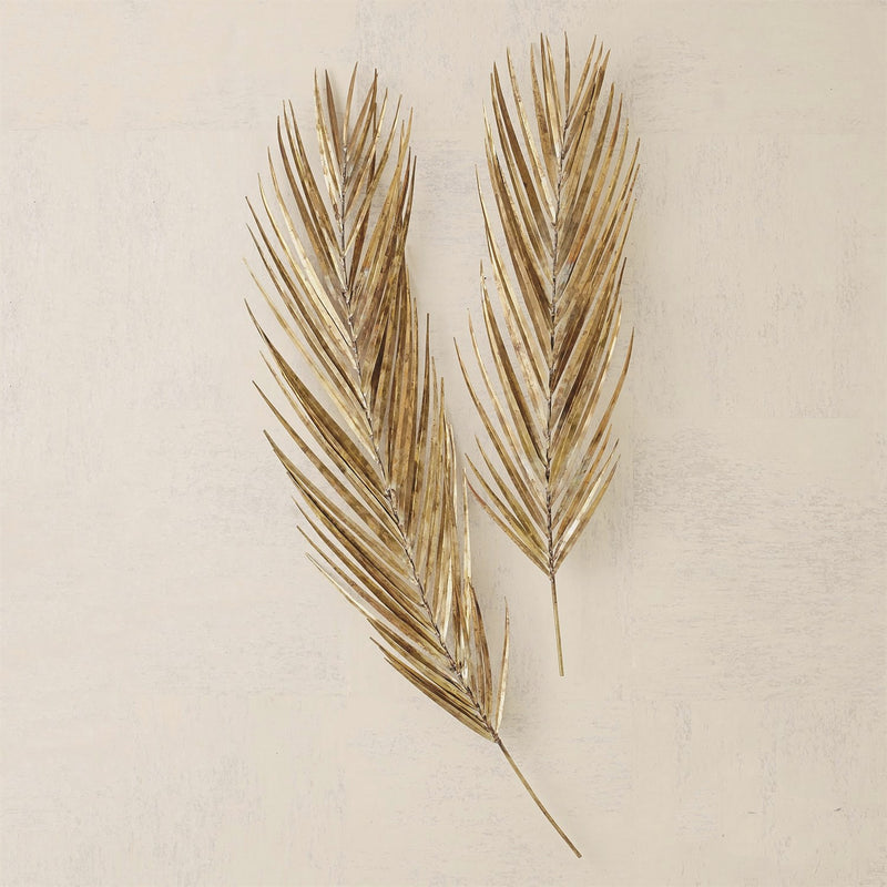 Palm Leaf Metal Wall Art