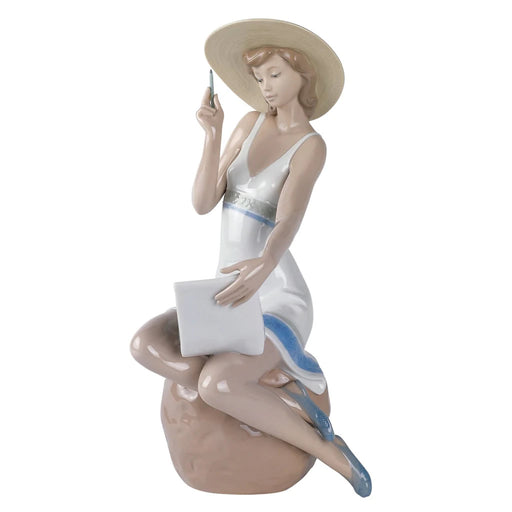 Pen Friend Porcelain Figurine by NAO