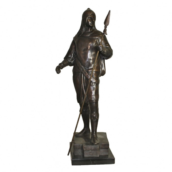 Knight in Armor Bronze Sculpture