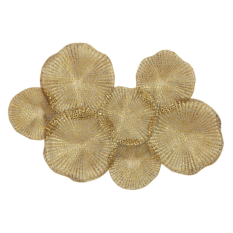 Pierced Orbs Metal Wall Art