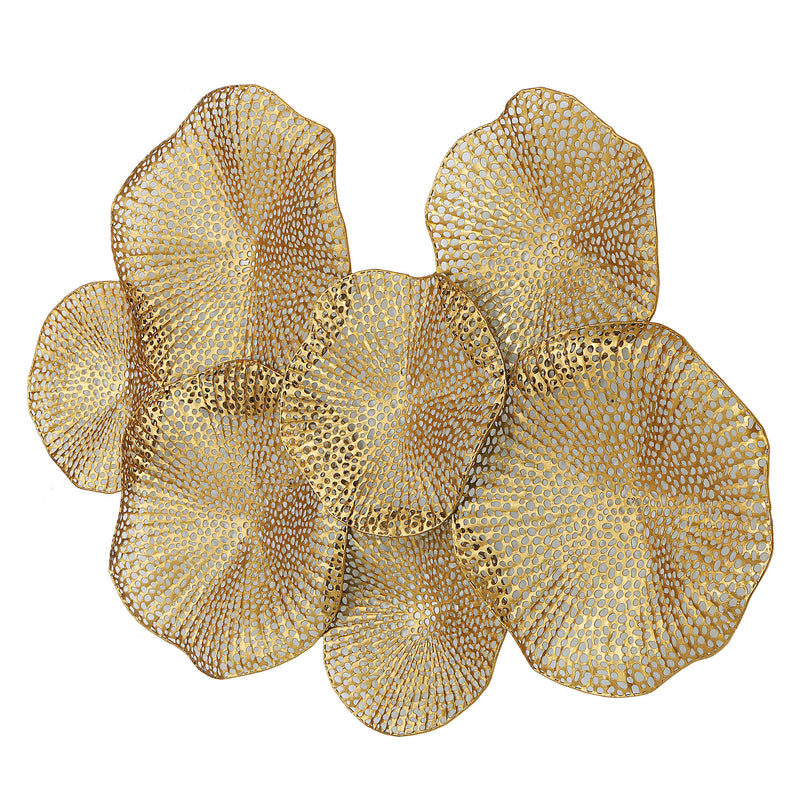 Pierced Orbs Metal Wall Art