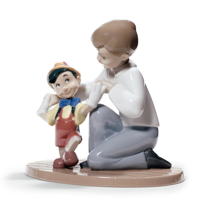 Pinocchio's First Steps Porcelain Figurine by NAO