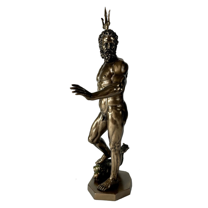 Poseidon God of the Sea with Trident Statue