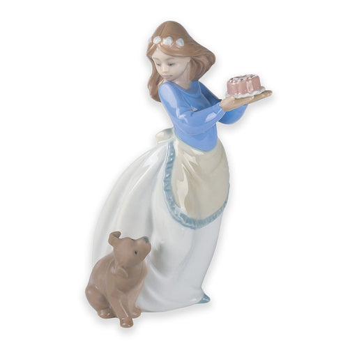Puppy's Birthday Porcelain Figurine by NAO