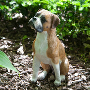 Realistic Boxer Dog Statue