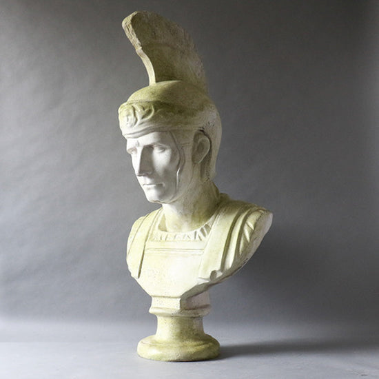 Roman Soldier with Helmet Bust