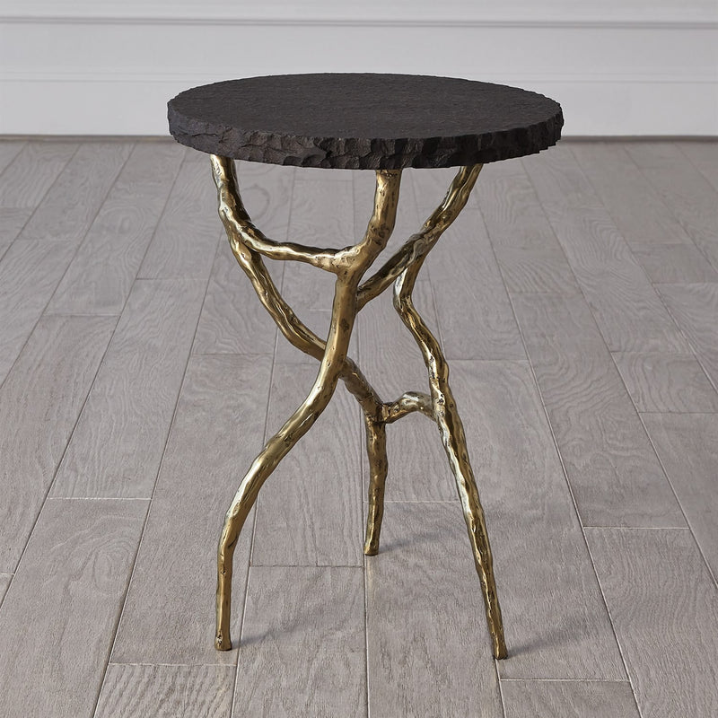 Root Table Gold Finish 5