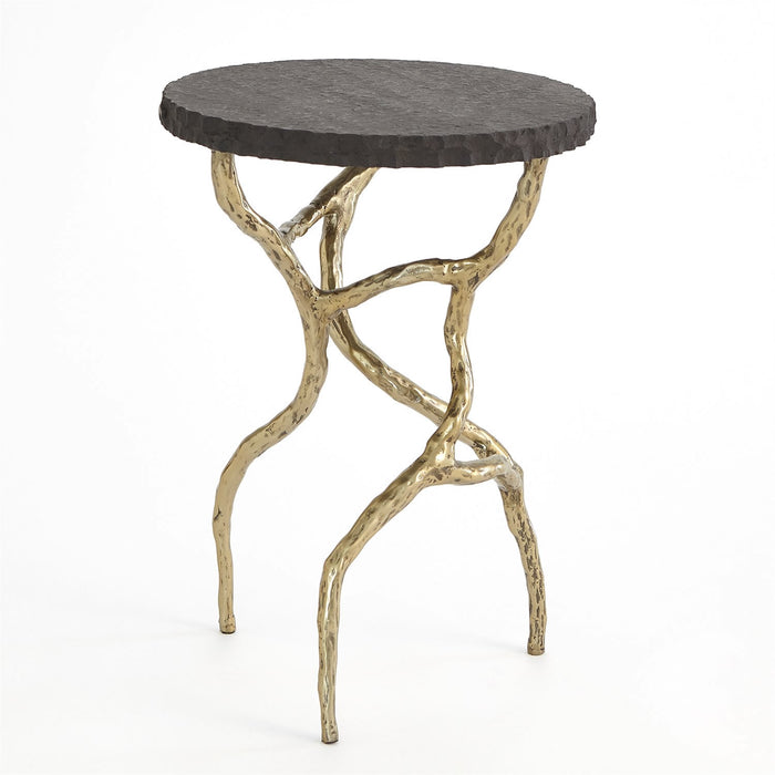 Root Table Gold Finish
